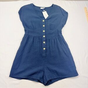 Universal Thread Slate Blue Romper